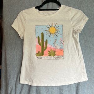 Cool design girls T-shirt size 10/12